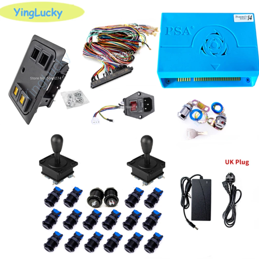 

Pandora saga box 14 WIFI 3390 kit with JAMMA cable+Iron door+switch Socket+Power Adapter+Arcade DIY kit