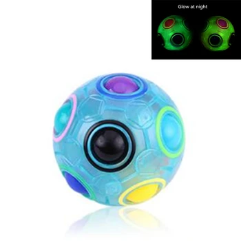 Antistress Cube Rainbow Ball Puzzles Football Magic Cube Educational Learning Toys for Children Adult Kids Stress Reliever Toys 8