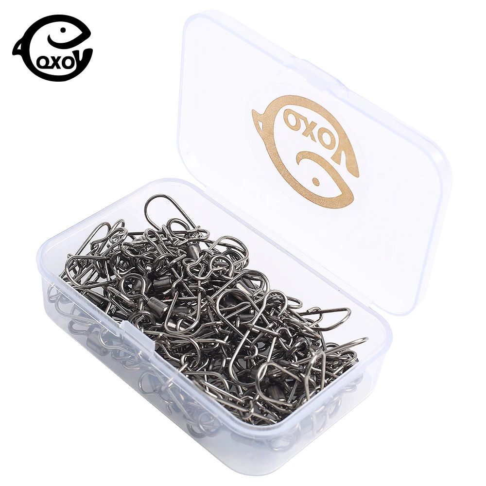 Swivels&Snap Fishing Accessories 50pcs/box for Artifici Bait