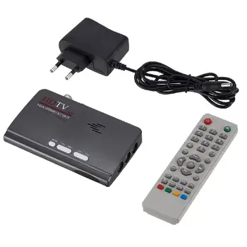

TV Tuner Receiver DVB T/T2 TV Box VGA AV CVBS 1080P HDMI Digital HD Satellite Receiver With Remote Control R25