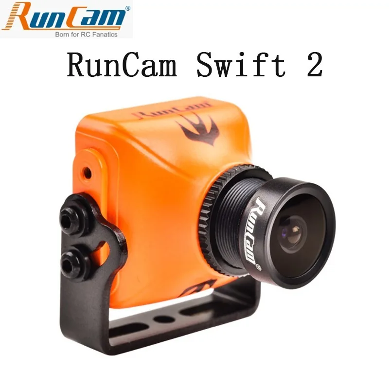 

RunCam Swift 2 1/3 CCD 600TVL PAL Micro Camera IR Blocked FOV 130/150/165 Degree 2.5mm/2.3mm/2.1mm W/ OSD MIC RC 20% Off