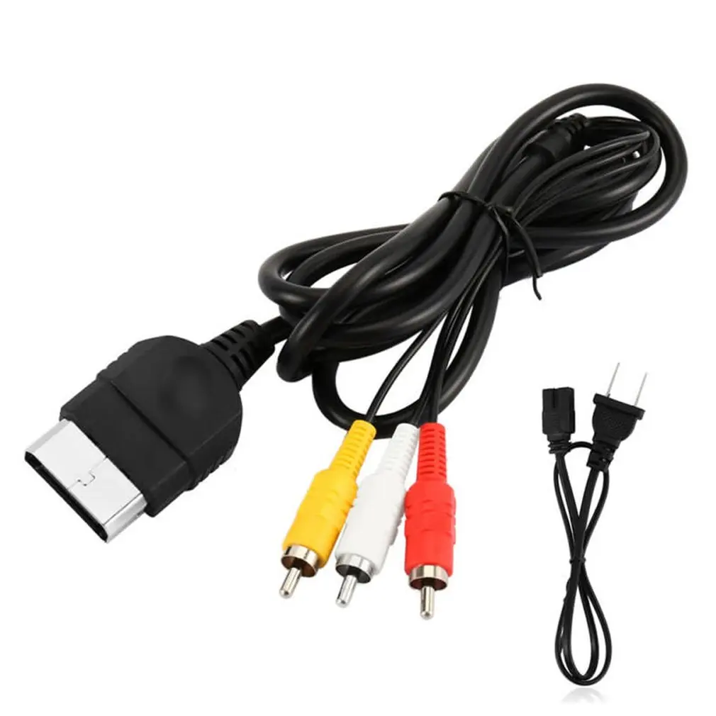 Для NAND NES для SNES Hookup комплект подключения AC сетевой шнур адаптера av-кабель AV кабель и шнур питания переменного тока для xbox дропшиппинг Горячий
