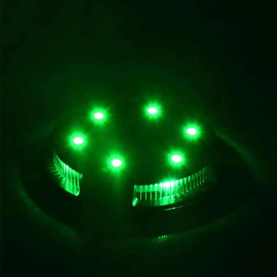 Lâmpada à Terra Solar ao ar Iluminação à Prova Livre Solar Powered Disk Luz Caminho Jardim Quintal Passarela Piscina Paisagem Dwaterproof Água 10 Led 6 Lâmpadas solares