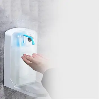 

1000ml Disinfection Sprayer Automatic Soap Dispenser Wall Mounted Infrared Hand Sanitizer Machine For Hotel Bathroom (US Plug)