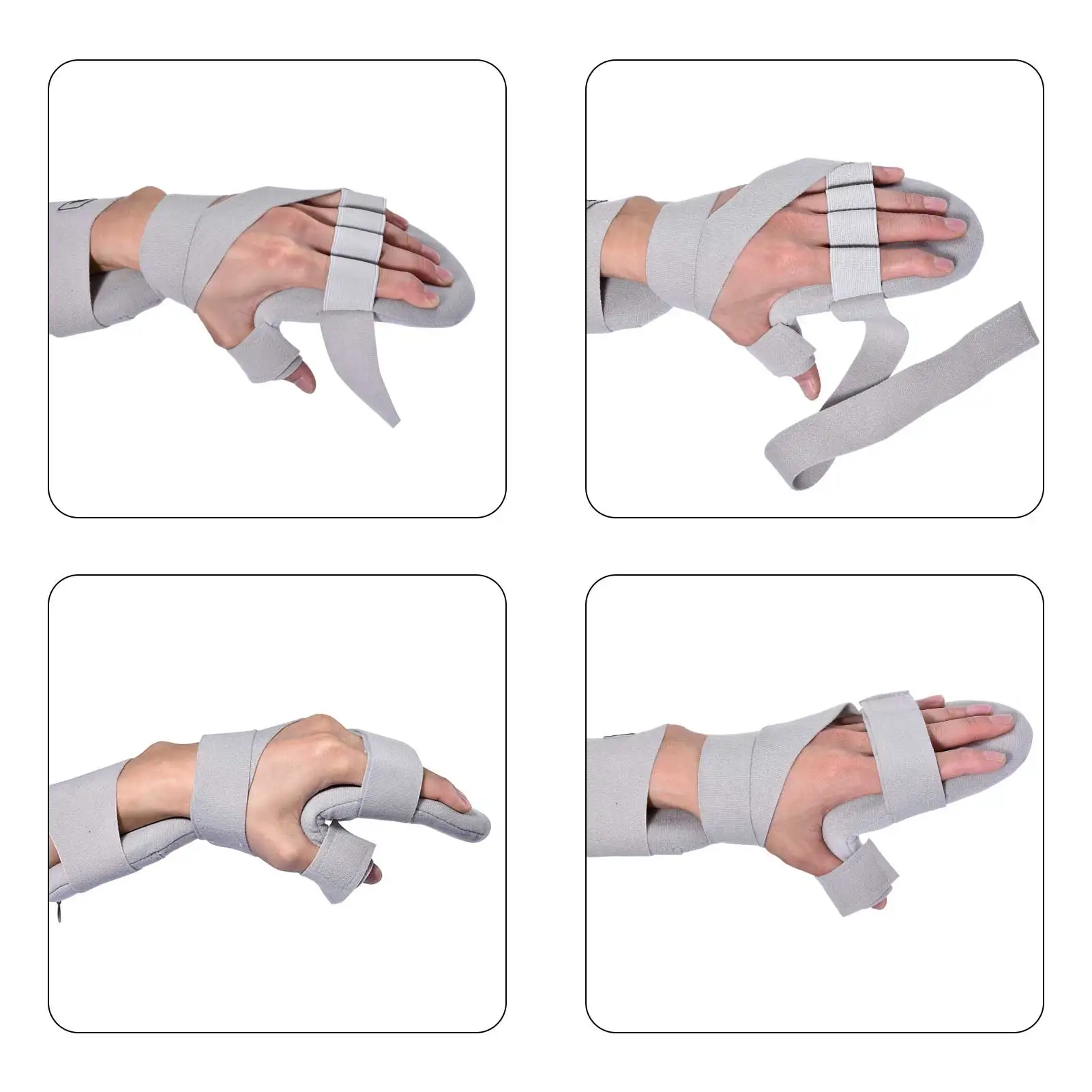 Hand Wrist Fracture Fixed Finger Corrector Splint Old People Stroke Hemiplegic Rehabilitation Training Equipment