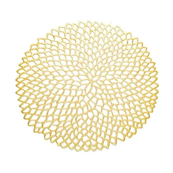 

Big deal Round Coaster PVC Pads Insulation Table Placemat Non-Slip Mats Western Mat