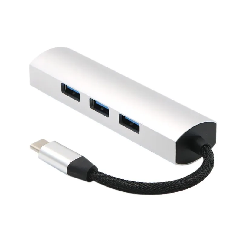 4 портовый ультра тонкий usb концентратор для компьютера/мобильного телефона
