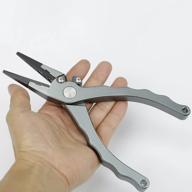 

Aluminum Fishing Pliers Scissors Line Cutter Braid Cutter Hook Remover Clamp Fish Use Tongs Fishing Accessories
