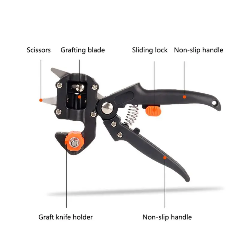

Hot! Grafting Trimming Machine Plant Cut Nursery Branch Cutter Scissors Shears Floristry Grape Secateur Fruit Tree Pruning