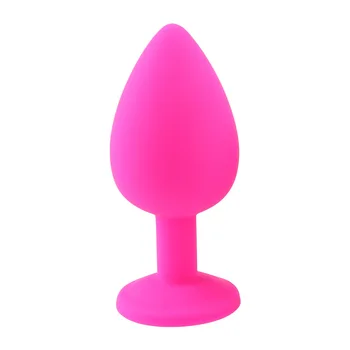 Small Size Safe Silicone Butt Plug With Crystal Jewelry Anal Plug Vaginal Plug Sex Toys For Woman Men Anal Dilator Toys for Gay 5