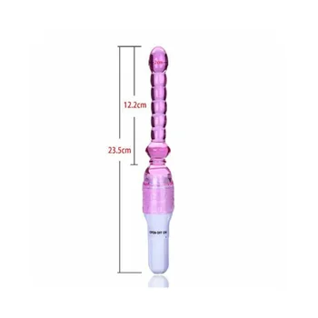 US NEW Jelly Vibrator Stick Long Anal Butt Plug Beads G-Spot Silicone Massager Adults Sex Shop Sex Toys for Couples dropshipping 3