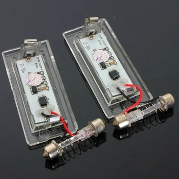 

Set License Plate Light Error Free For BMW X5 E53 X3 E83 03-09 Super bright