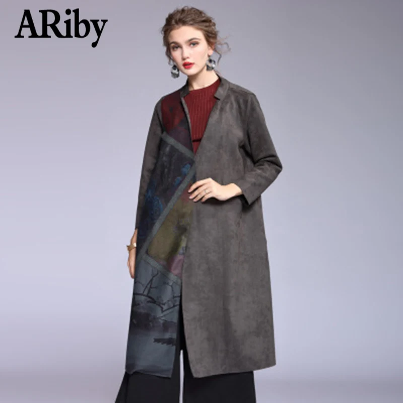 Куртка ARiby Женская с воротником-стойкой темпераментный пиджак в стиле ретро