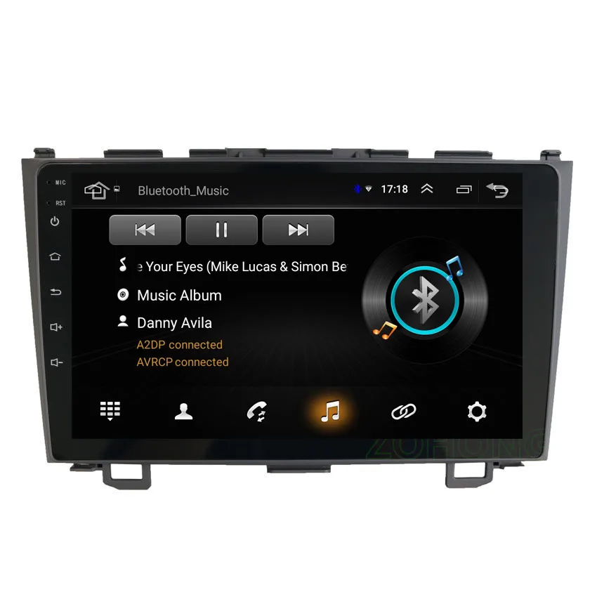 Best 2.5D Car DVD player Android 8.1 for Honda CRV 2007 2008 2009 2010 2011 autoradio multimedia player car gps navigation radio WIFI 4