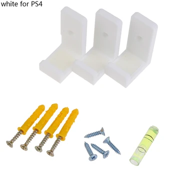 

Hot sale Wall Bracket Wall Mount + Screw Set for playstation 4 ps4 slim pro Game Console
