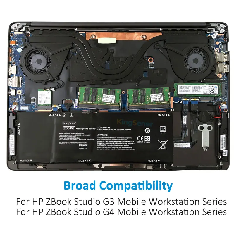 zo04xl para hp zbook studio g3 g4