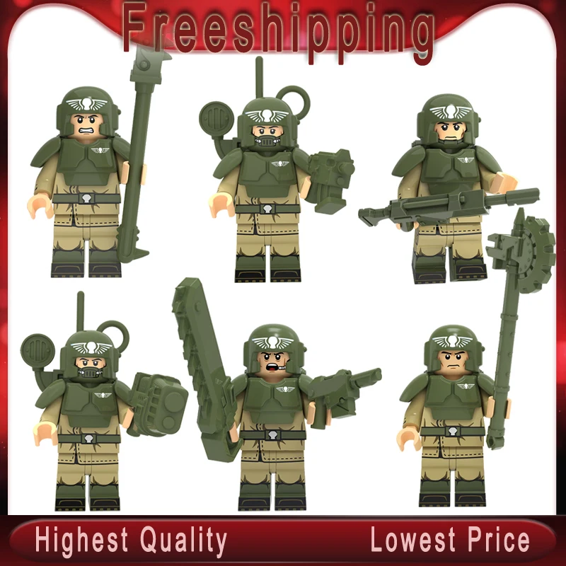 

legoing Military Army City Police with gun mini dolls MOC action figures building blocks brick children toys gifts KT1037