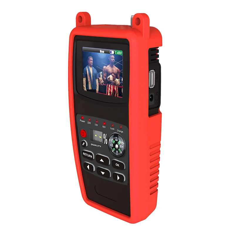 PremiumX PXF20 Digital Sat Finder LCD Display Tonsignal Kompass