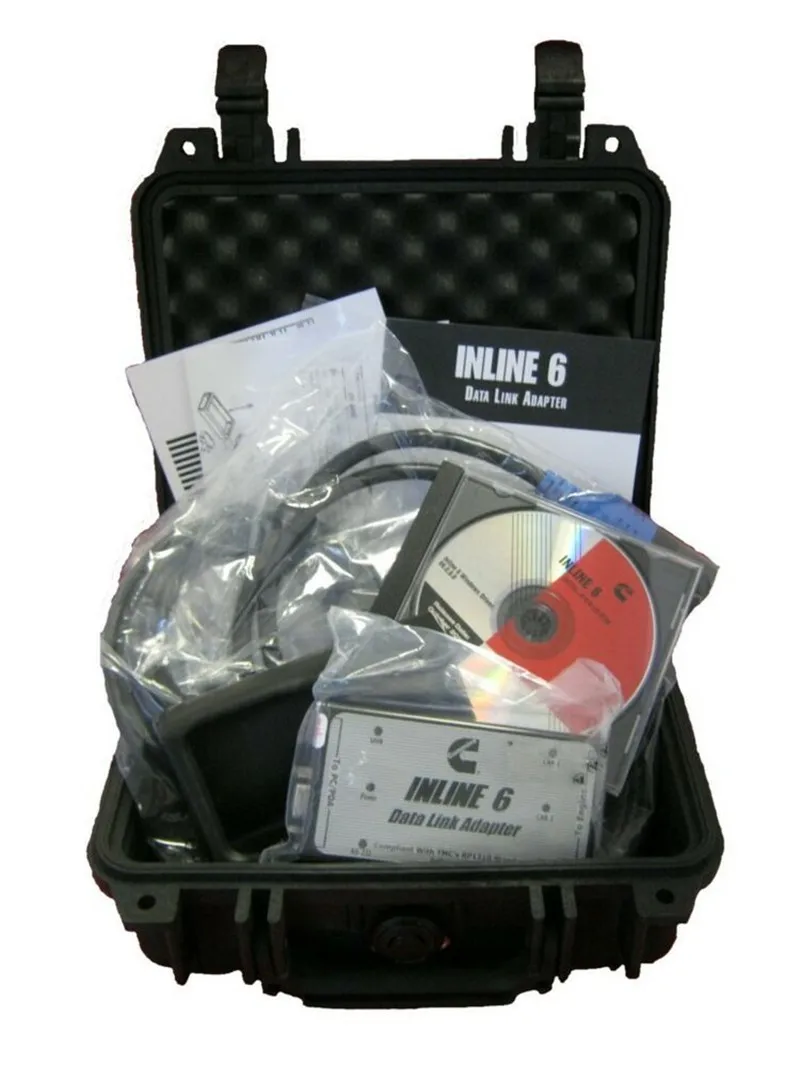 

INLINE 6 Data Link Adapter Heavy Duty Diagnostic Tool Scanner Full 8 cable Truck Diagnostic interface inline6 inline 5