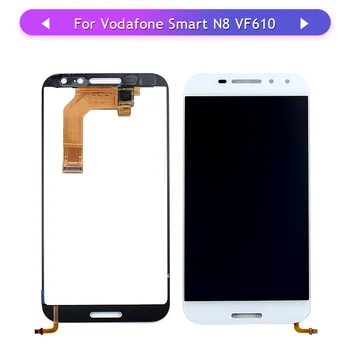 

5pcs Tested Black For Vodafone Smart N8 VFD610 VF610 LCD Display Touch Screen Mobile Phone Digitizer Assembly Replacement