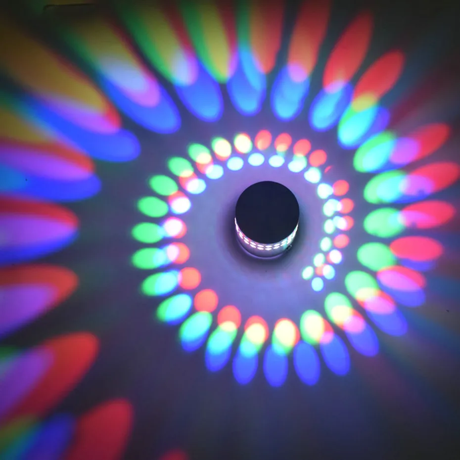 Современный светодиодный потолочный светильник, 3 Вт, RGB, для крыльца, с поверхностным креплением, заподлицо, светильник, для балкона, коридоров, декор для гостиной