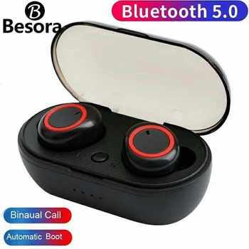 

Besora TWS Bluetooth 5.0 Earphone Wireless Headphones Bass Headset Moblie Phone Earbuds for iPhone Xiaomi