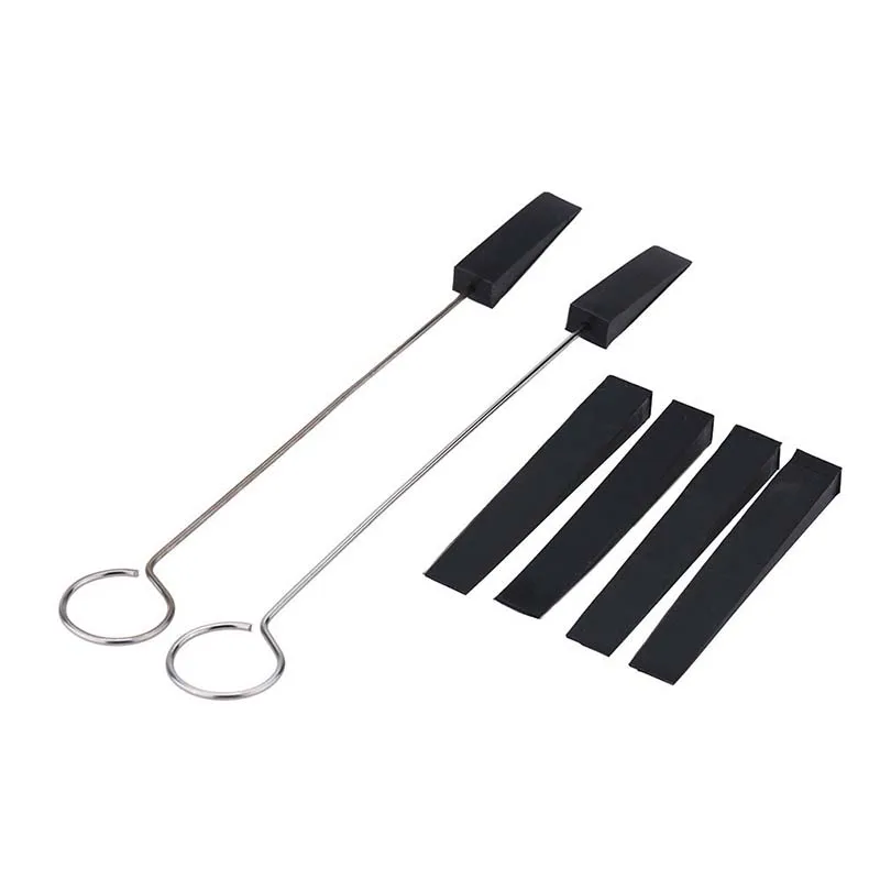 

6pcs Piano Rubber Tuning Mutes with Wire Handle Tool Kit