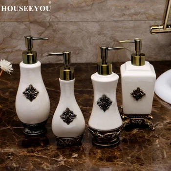 Moroccan Ceramic Soap & Lotion Dispenser Set – Bathroom Accessories 1