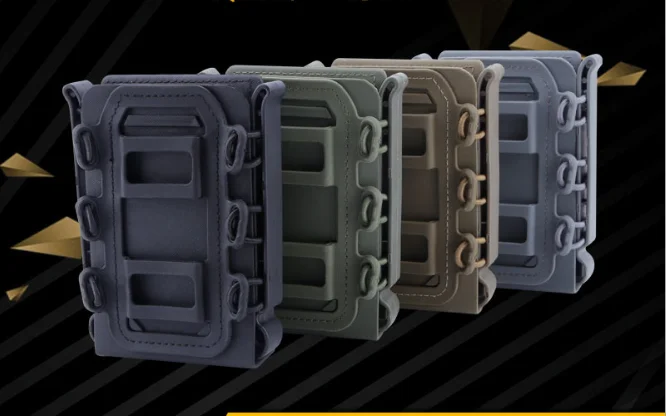 New 5.56mm 7.62mm Fast Mag Pouch Tactical Magazine Pouch Holster Molle Belt Fast Attach Carrier Holster 5.56 7.62 Pouch