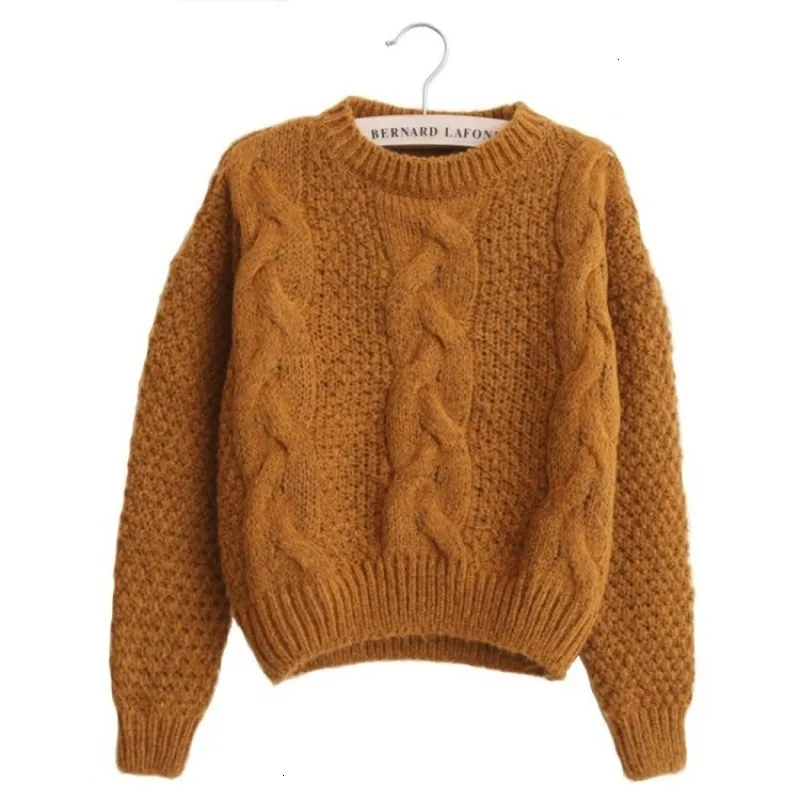 

Women Sweaters Warm Pullover and Jumpers Crewneck Mohair Pullover Twist Pull Jumpers Autumn Knitted Sweaters Christmas