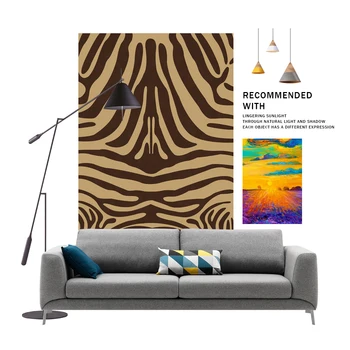 

2020 Zebra Pattern Carpet Living Room Bedroom Soft Carpets Rug Anti-slip Floor Mats Water Absorption Rugs Home Decor