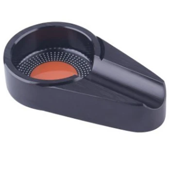 

Metal Gadgets Cigar Ashtray Simple Design Cigarette Ashtray Pocket Tobacco Ashtray Portable Ashtray for COHIBA Cigar Black