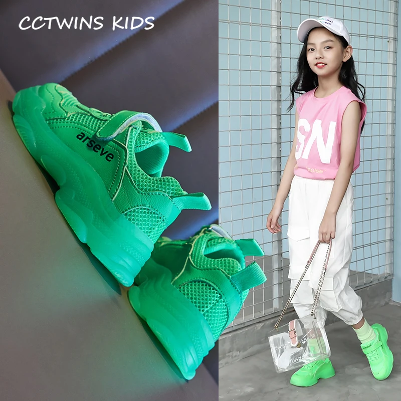 Детская обувь CCTWINS модель 2019 года осенняя модная для девочек спортивная