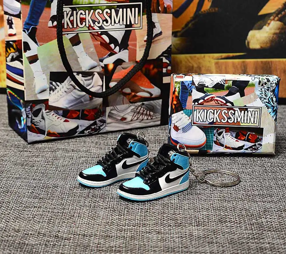 Дропшиппинг личности Jordan поколение AIR JORDAN 1 ретро все звезды 3D кроссовки фигурный брелок сумка Подвеска парный брелок
