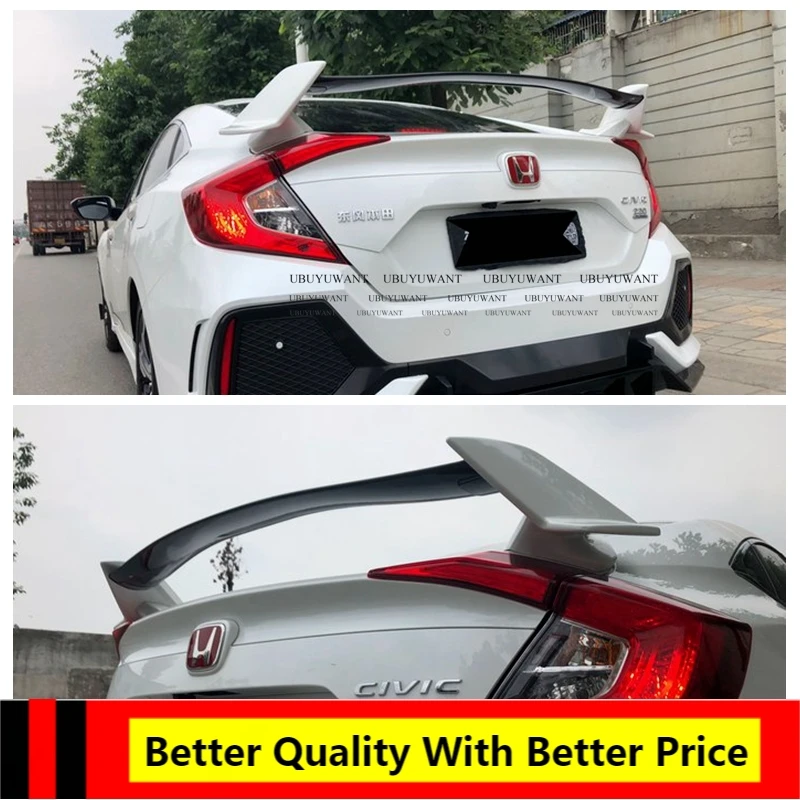 Задний спойлер EPFBSQP из АБС-пластика для Honda Civic 2015 2016 2017 2018 2019 10th Generation 4dr Sedan |