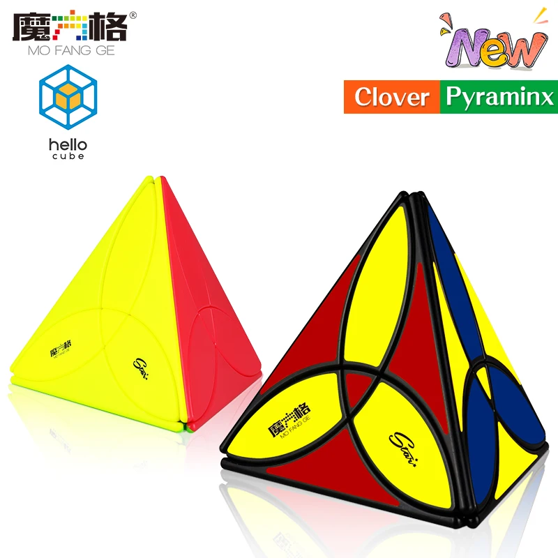 

QiYi Mofangge Clover Pyramid Magic Cube Newest Clover magic cube strange shape magic cube toy kids gift