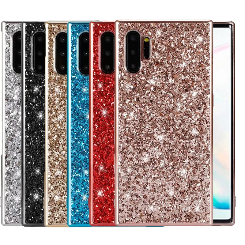 

Shining Bling Glitter Sequins soft Case For Samsung Galaxy Note 10 case For Samsung Galaxy note 10 Plue note10 phone back cover