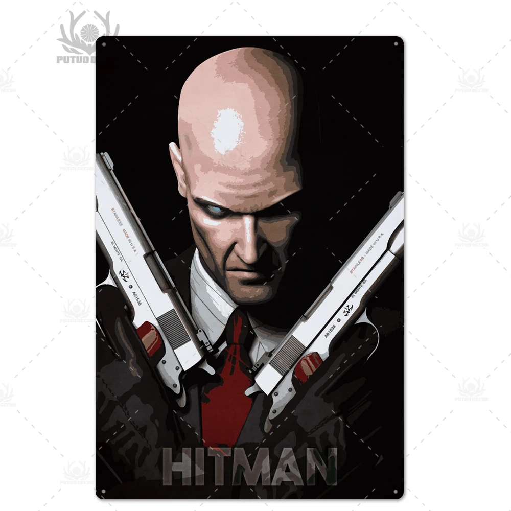 TH4525 Игровой металлический плакат, доска, металл, винтажный геймер, металлический знак, оловянный знак, Настенный декор для игровой комнаты, человек, пещера, игровой плакат - Цвет: TH4525