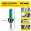 VEVOR 1600W Plastic Welding Gun 110V Hot Air Torch Palstic Welder Kit with Replacement Nozzles for PVC PP PE Pipe Vinyl Floor 6