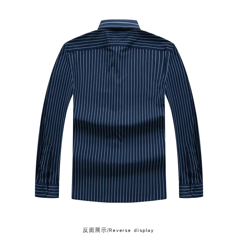 8xl 7xl 6xl 5xl 2019 Новое молодежное Плюс Размер большое мужское платье с отложным воротником и длинными рукавами полосатые рубашки с мужскими