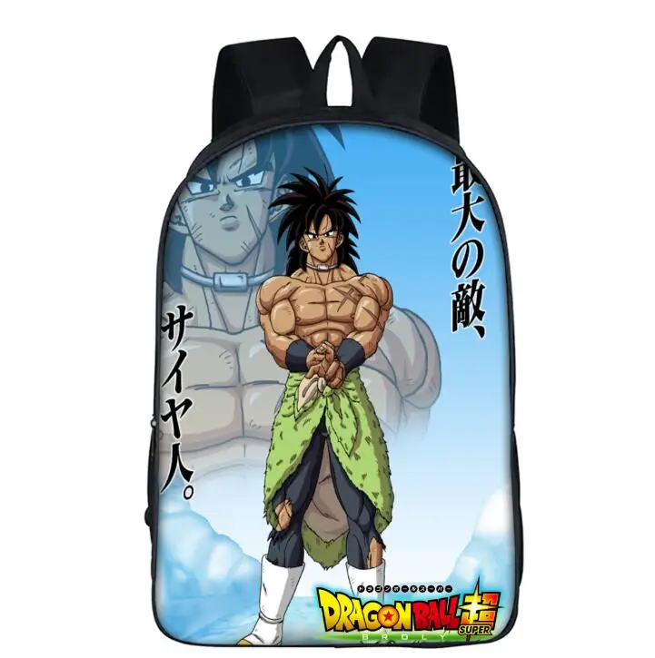Аниме Dragon Ball Z рюкзак для подростков мальчиков девочек Супер Saiyan Sun Goku Vegeta Beerus школьные сумки ежедневный рюкзак для детей лучший подарок - Цвет: as picture