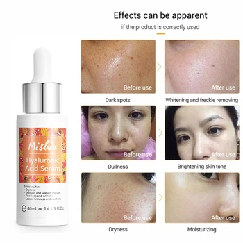 

Vibrant Glamour Hyaluronic Acid Face Serum Anti-Aging Shrink Pore Whitening Moisturizing Essence Face Cream 40ml