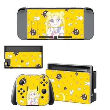 

Anime Girl Sailor Moon Skin Sticker Vinyl for NintendoSwitch stickers skins for Nintend Switch NS Console and Joy-Con Controller