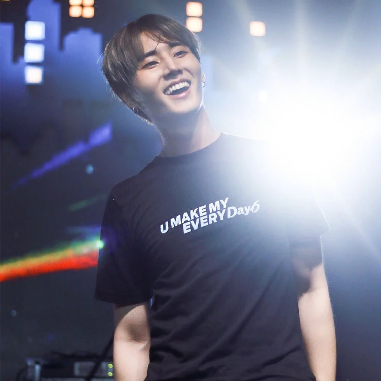 DAY6 сочетание U MAKE MY EveryDAY6 concert Park Rexing Park Town Мужская и женская футболка с Короткими Рукавами Летняя хлопковая Мода