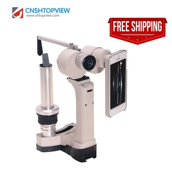 

SLM-6H 3 Ophthalmic magnification handheld slit lamp microscope rechargeable