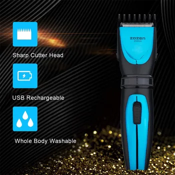 

Electric Hair Clippers Barber Haircut Cutter Short Haired Shaving Machine Rechargeable Razor Adjustable Cordless Edge Trimmer