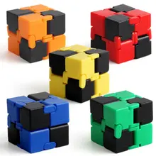 Горячая магия неограниченное магический куб складной кончик пальца декомпрессия интеллект куб головоломка креативная забавная игрушка подарок для детей