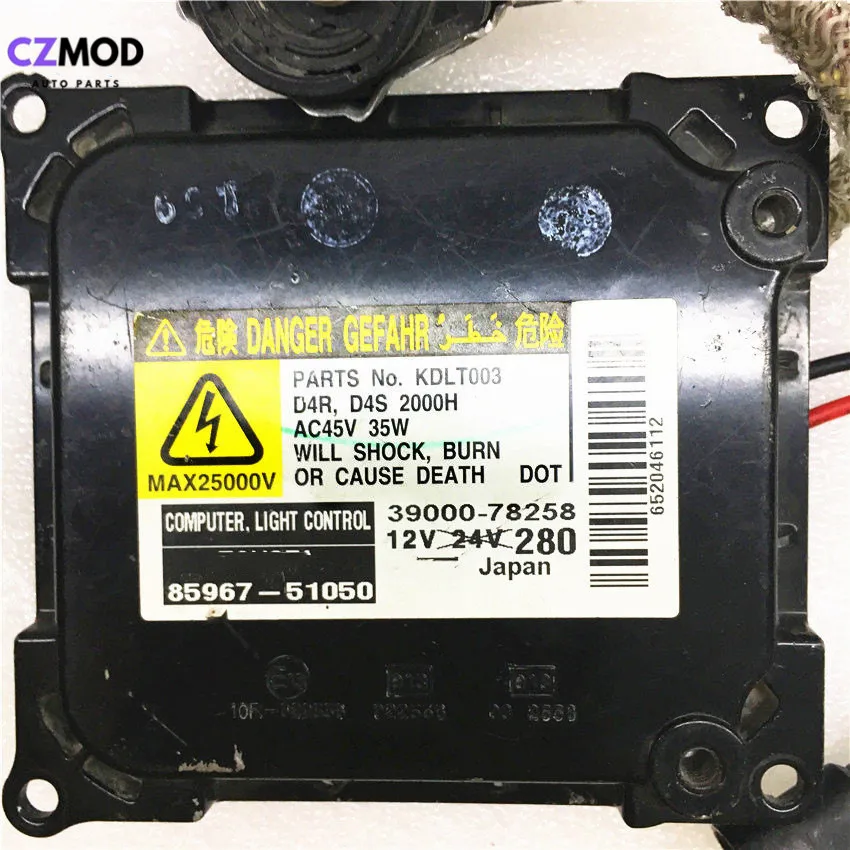CZMOD 85967-51050 D4S D4R ксеноновые фары, балласт светильник для компьютера управления и воспламенитель 39000-78258 KDLT003(используется