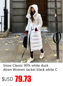 Элегантная розовая Зимняя женская куртка с меховым воротником, шерстяная утепленная парка из овечьей шерсти, теплое пуховое хлопковое зимнее пальто, длинная парка MY42