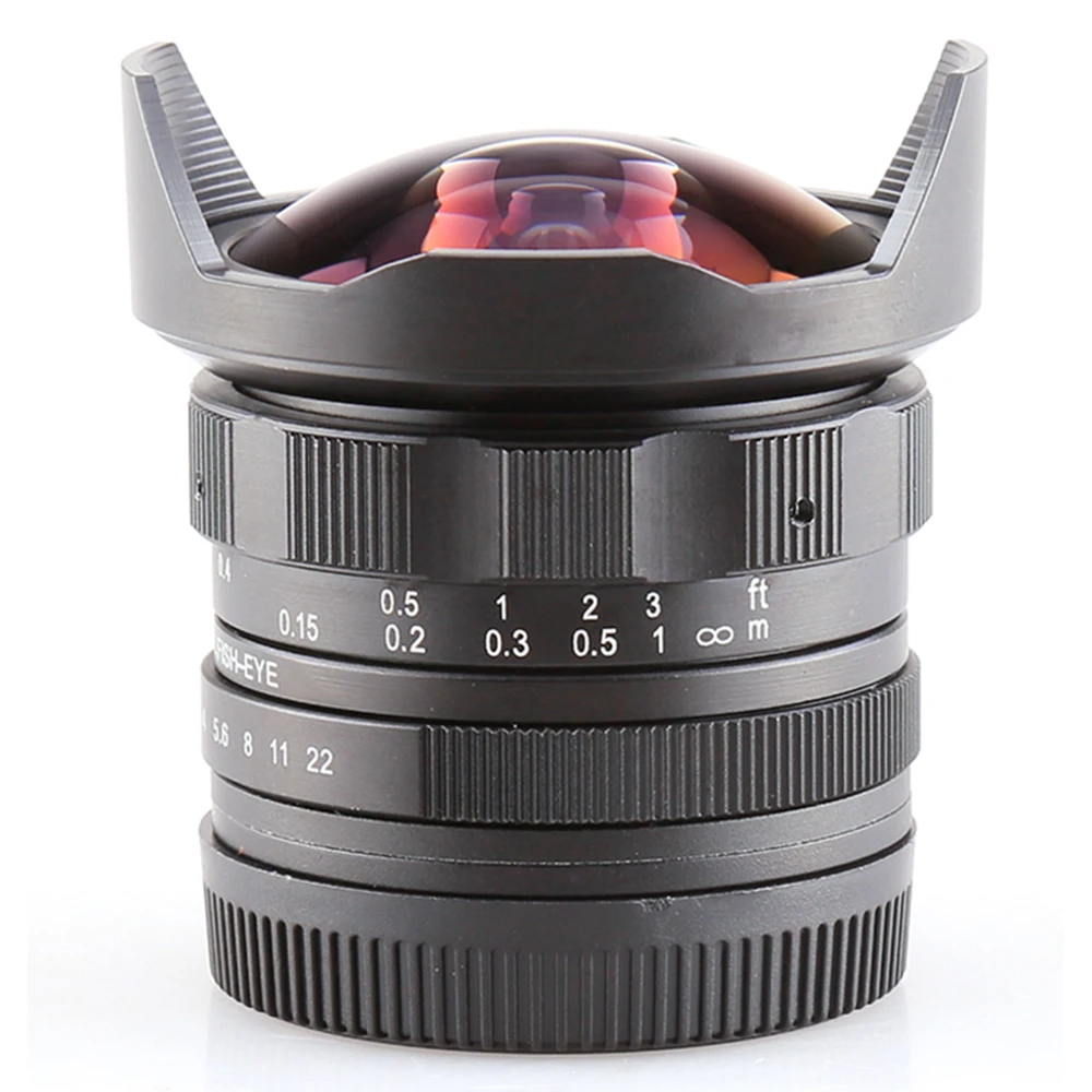 Pixco APS-C CL-Mil7528N 7.5mm F2.8 Fish-eye Wide Angle Lens